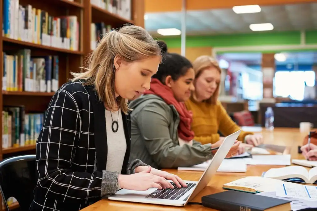 Young adults engage in studies and face academic pressure, which can affect their mental health.